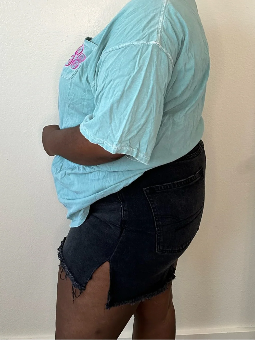 American Eagle Outfitters High-Rise Denim Cutoff Shorts